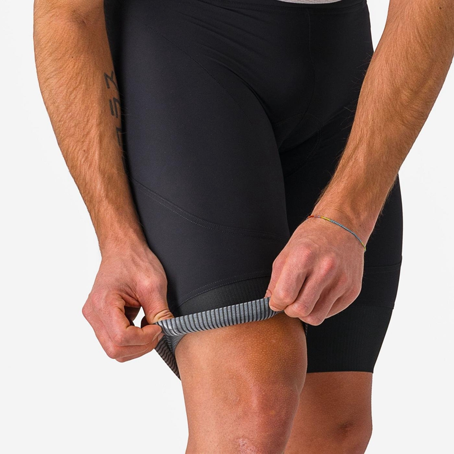 Men Castelli ENDURANCE 3 Shorts Black | UGK-950274