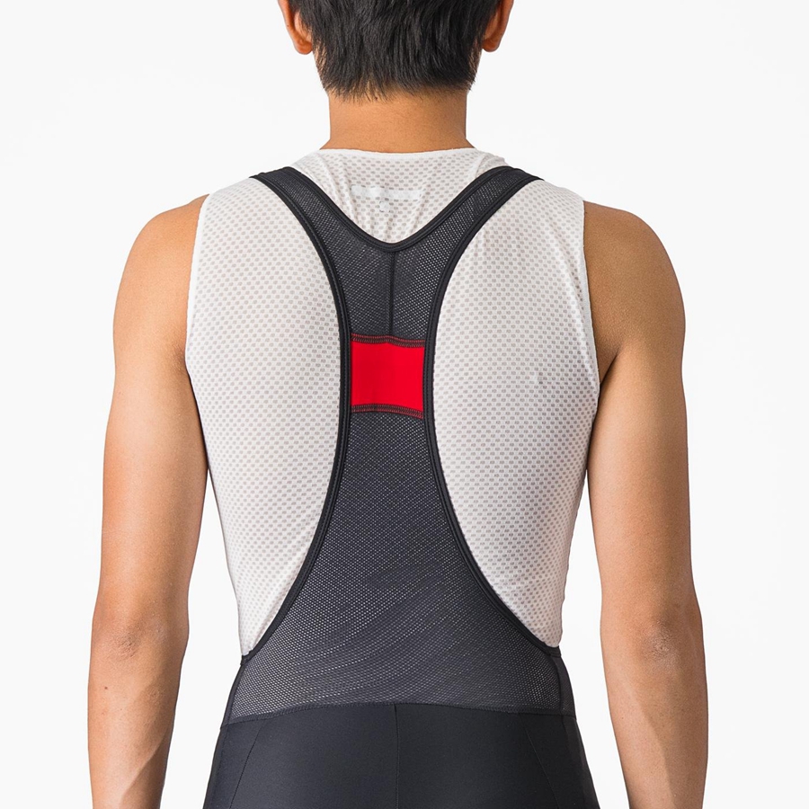 Men Castelli ENTRATA 2 Bib Shorts Black | WUA-371460