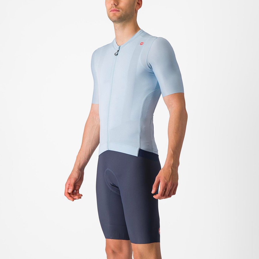 Men Castelli ESPRESSO Jersey Blue / Blue | IFR-379018