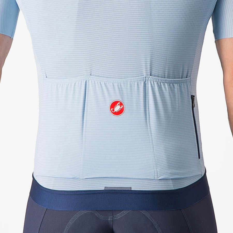 Men Castelli ESPRESSO Jersey Blue / Blue | IFR-379018