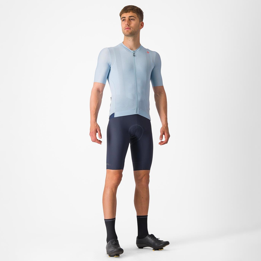 Men Castelli ESPRESSO Jersey Blue / Blue | IFR-379018