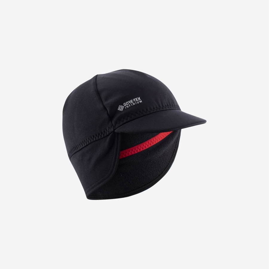 Men Castelli ESTREMO WS Cap Black | CJI-806275