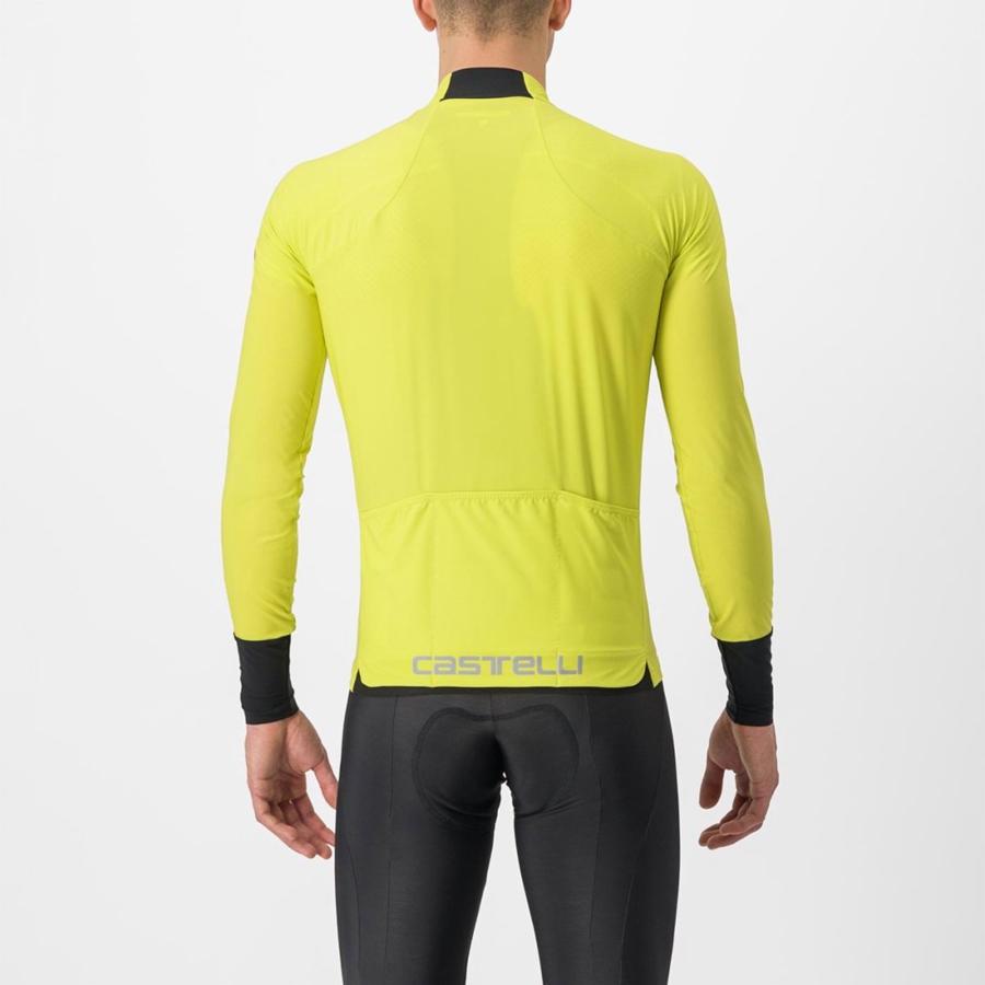 Men Castelli FLIGHT AIR Jersey Yellow | XBH-308975