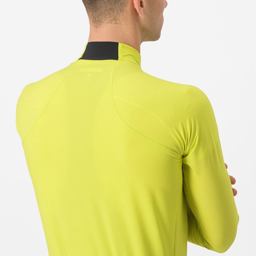 Men Castelli FLIGHT AIR Jersey Yellow | XBH-308975