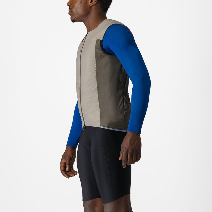 Men Castelli FLY Vest Blue | ORC-810639