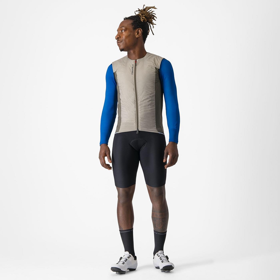 Men Castelli FLY Vest Blue | ORC-810639