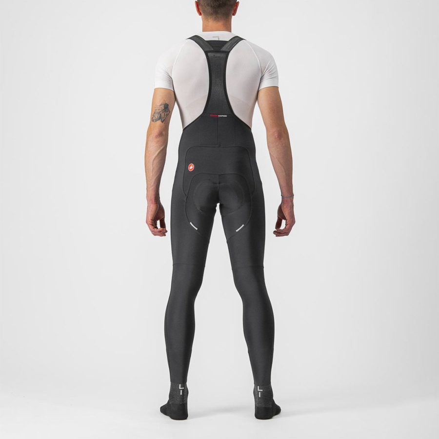 Men Castelli FREE AERO RC Bib Tights Black | RIT-168047