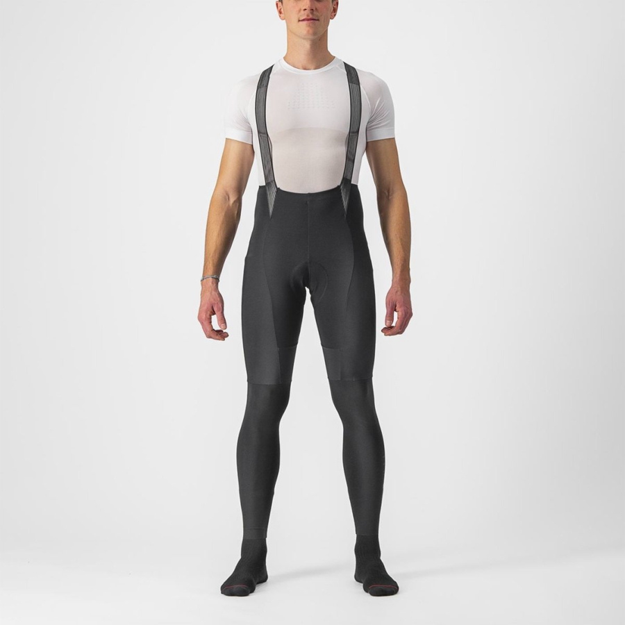 Men Castelli FREE AERO RC Bib Tights Black | RIT-168047