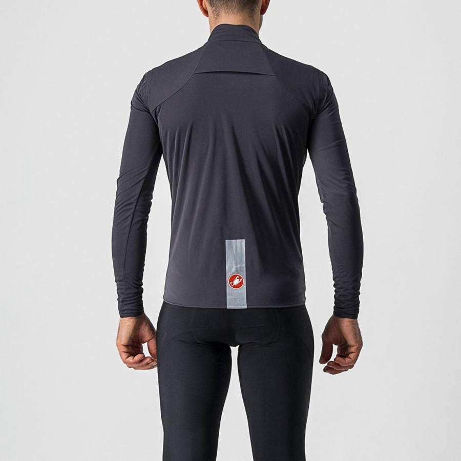 Men Castelli GOCCIA Protection Dark Grey | YOZ-215476