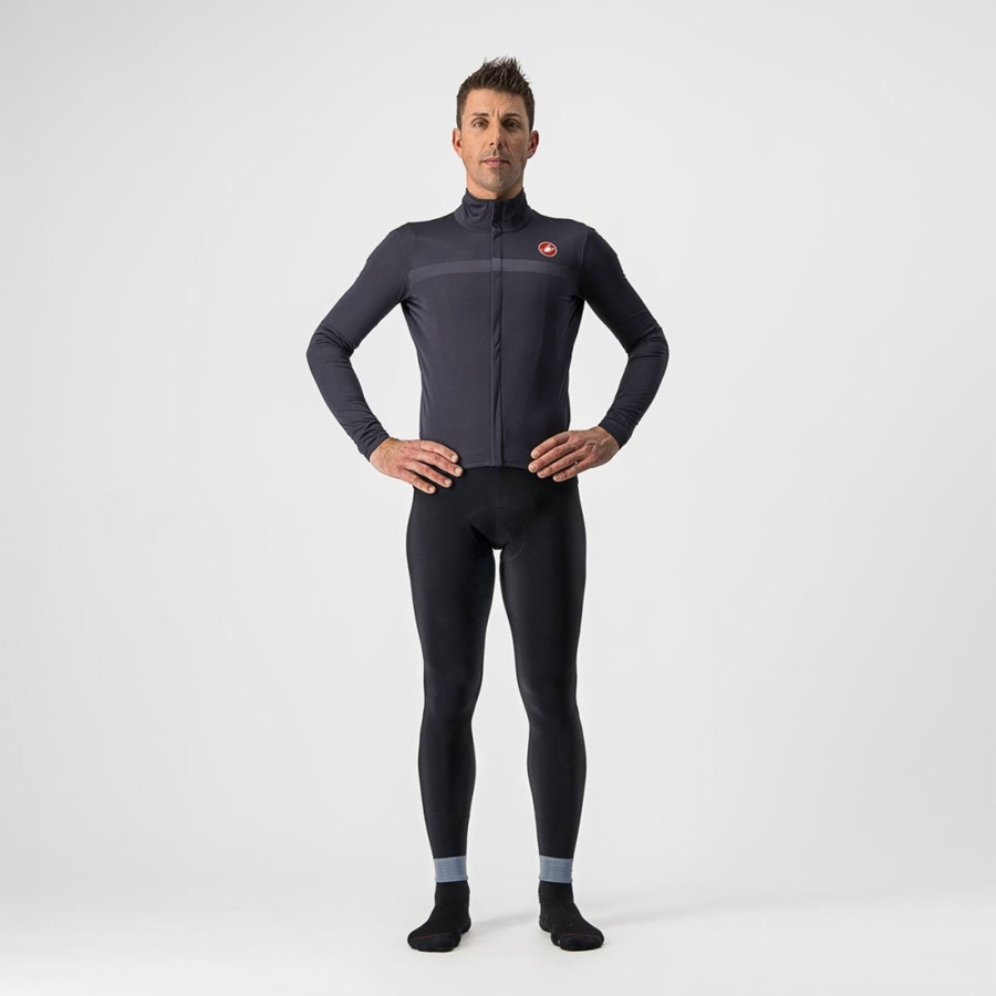 Men Castelli GOCCIA Protection Dark Grey | YOZ-215476