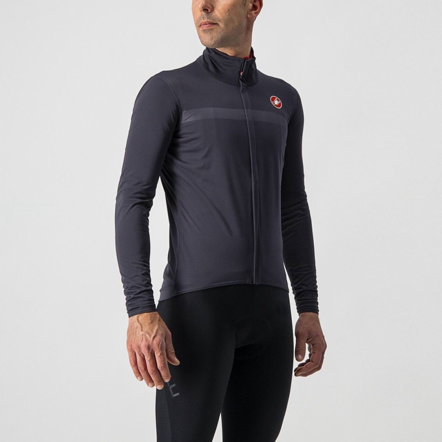 Men Castelli GOCCIA Protection Dark Grey | YOZ-215476