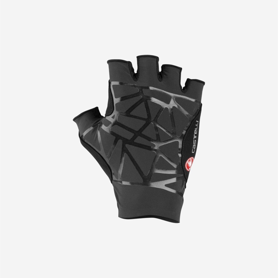 Men Castelli ICON RACE Gloves Black | RQZ-094381