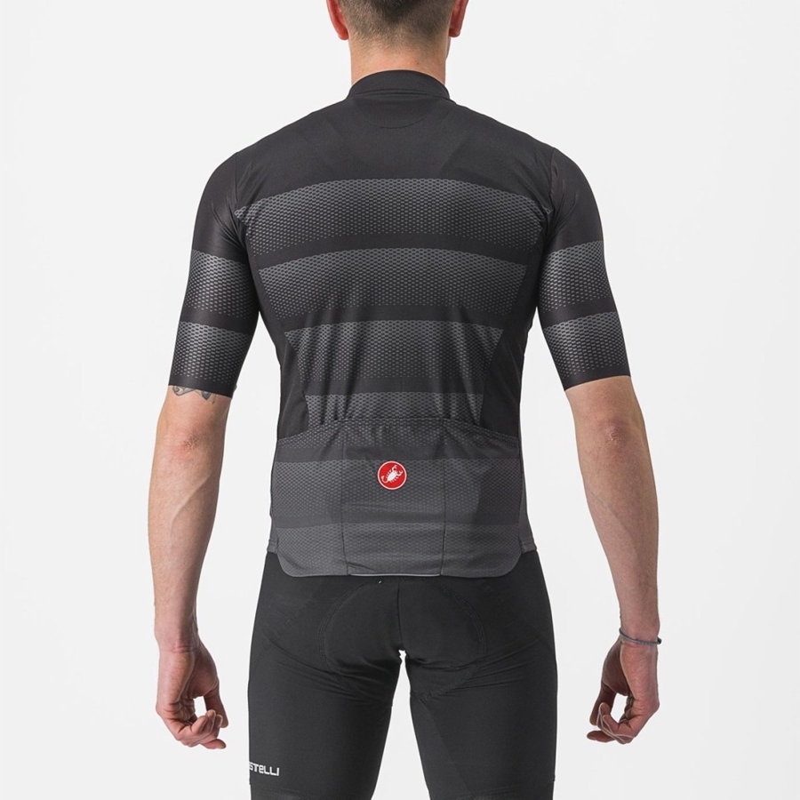 Men Castelli LIVELLI Jersey Black | YZH-618204