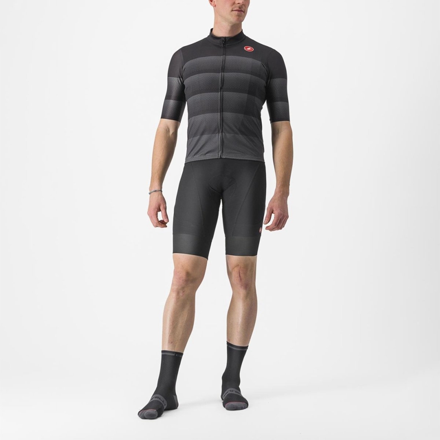 Men Castelli LIVELLI Jersey Black | YZH-618204