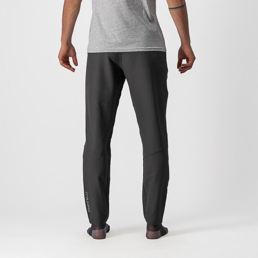 Men Castelli MILANO PANT Leggings Black | GNS-615237