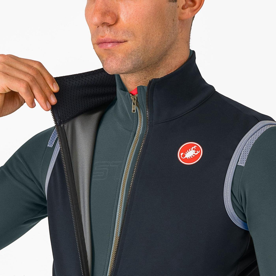 Men Castelli PERFETTO RoS 2 Vest Black | VRN-537049