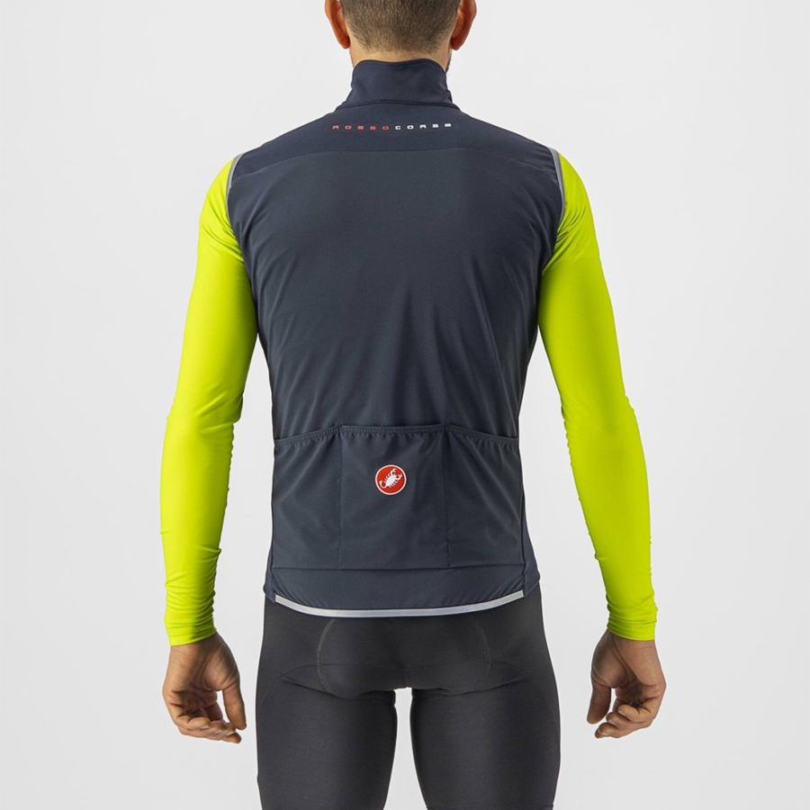 Men Castelli PERFETTO RoS 2 Vest Blue | SBT-364859