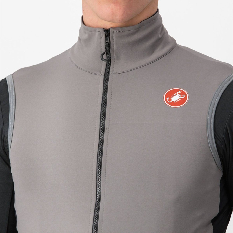 Men Castelli PERFETTO RoS 2 Vest Grey | OHP-629370