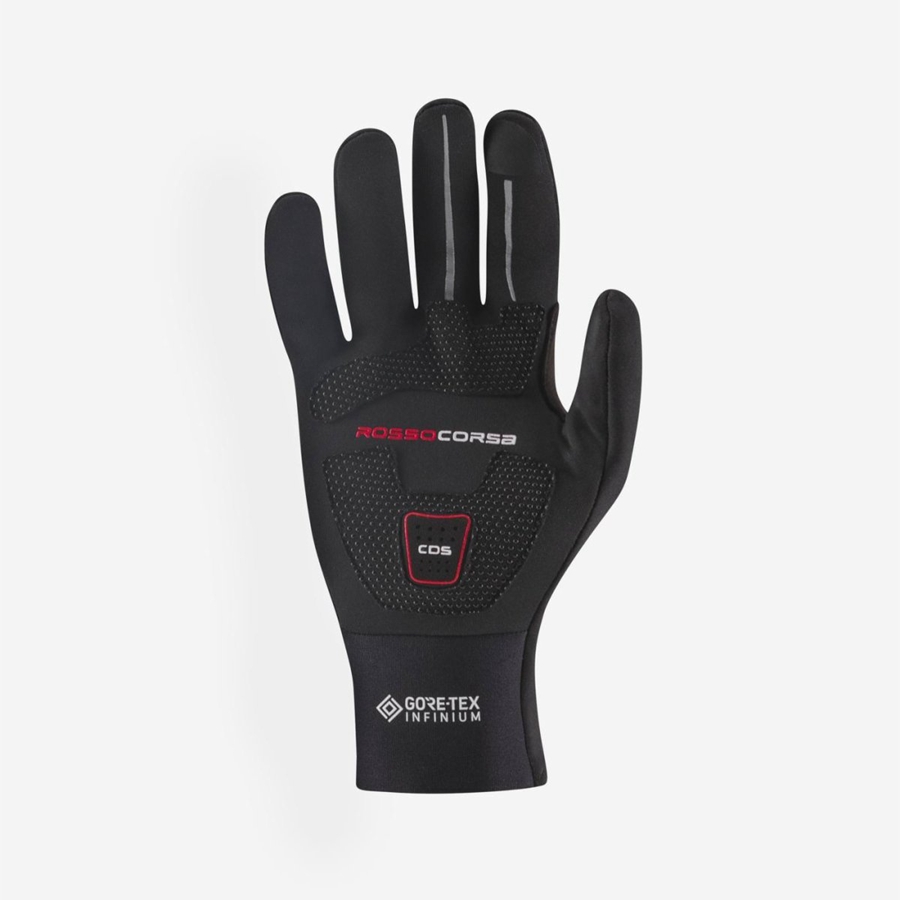 Men Castelli PERFETTO RoS Gloves Black | KAB-938150