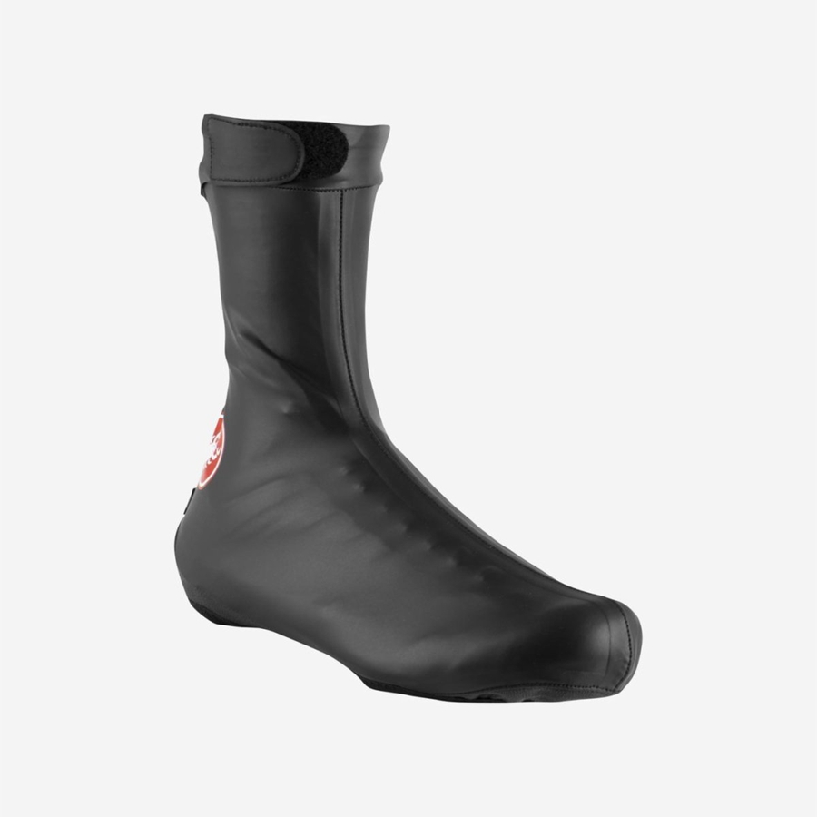 Men Castelli PIOGGERELLA Shoecovers Black | GZT-837061