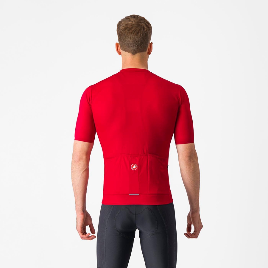 Men Castelli PROLOGO LITE Jersey Red | NOV-179465