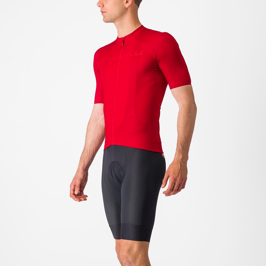 Men Castelli PROLOGO LITE Jersey Red | NOV-179465