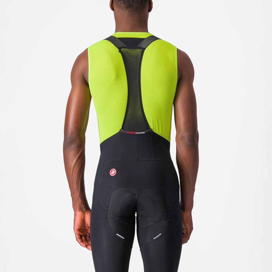 Men Castelli PRO MESH 2.0 SLEEVELESS Base Layer Light Green | SHV-916370