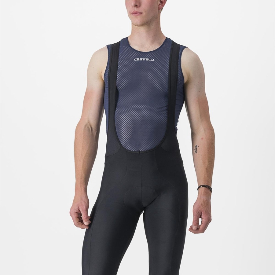 Men Castelli PRO MESH 2.0 SLEEVELESS Base Layer Blue | NEX-039186