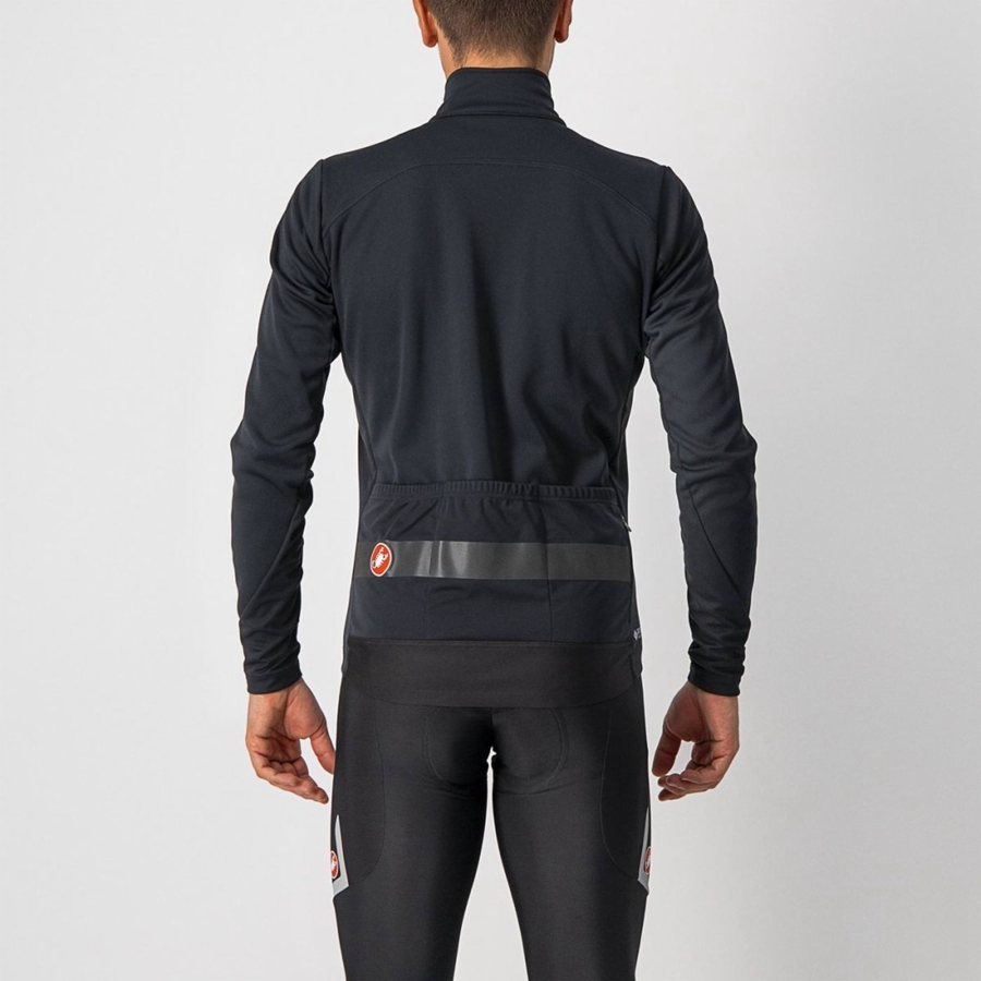 Men Castelli RADDOPPIA 3 Jackets Black / Black | YJH-947301