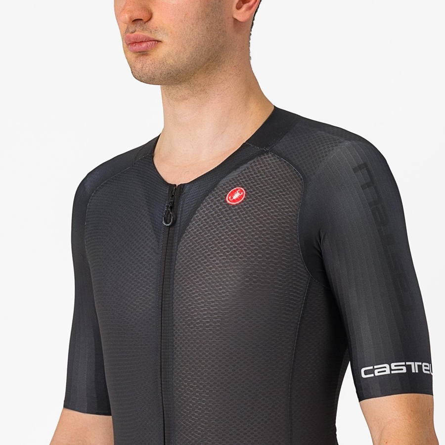 Men Castelli SANREMO BTW Speedsuits Black | LGZ-326081