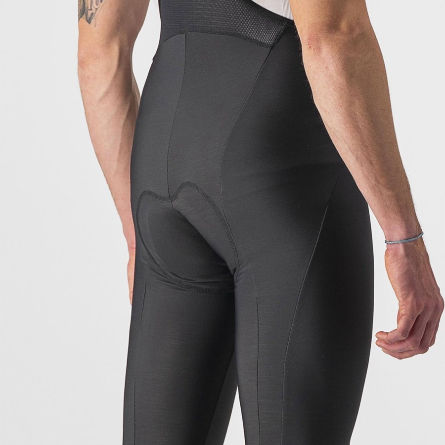 Men Castelli SEMIFREDDO Bib Tights Black | GVN-845091