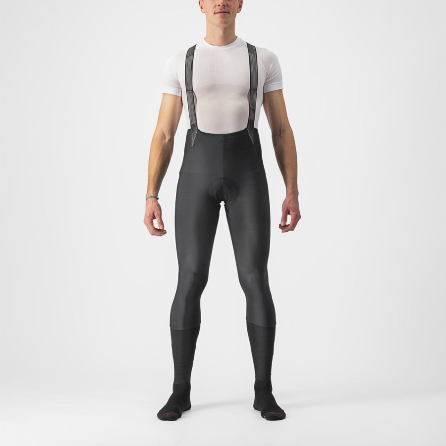 Men Castelli SEMIFREDDO Bib Tights Black | GVN-845091