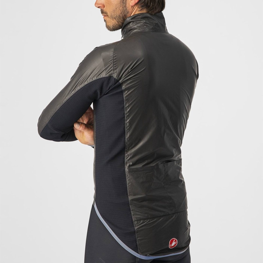 Men Castelli SLICKER PRO Protection Black | JES-324796