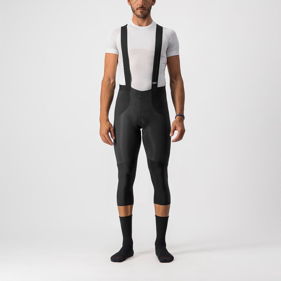 Men Castelli SORPASSO RoS BIB KNICKER Leggings Black | CME-569421