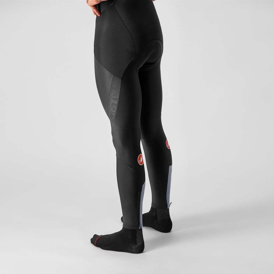 Men Castelli SORPASSO RoS Bib Tights Black | MAV-532416