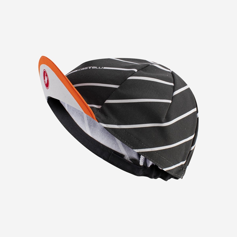 Men Castelli SPEED STRADA Cap Dark Grey | LYC-917308