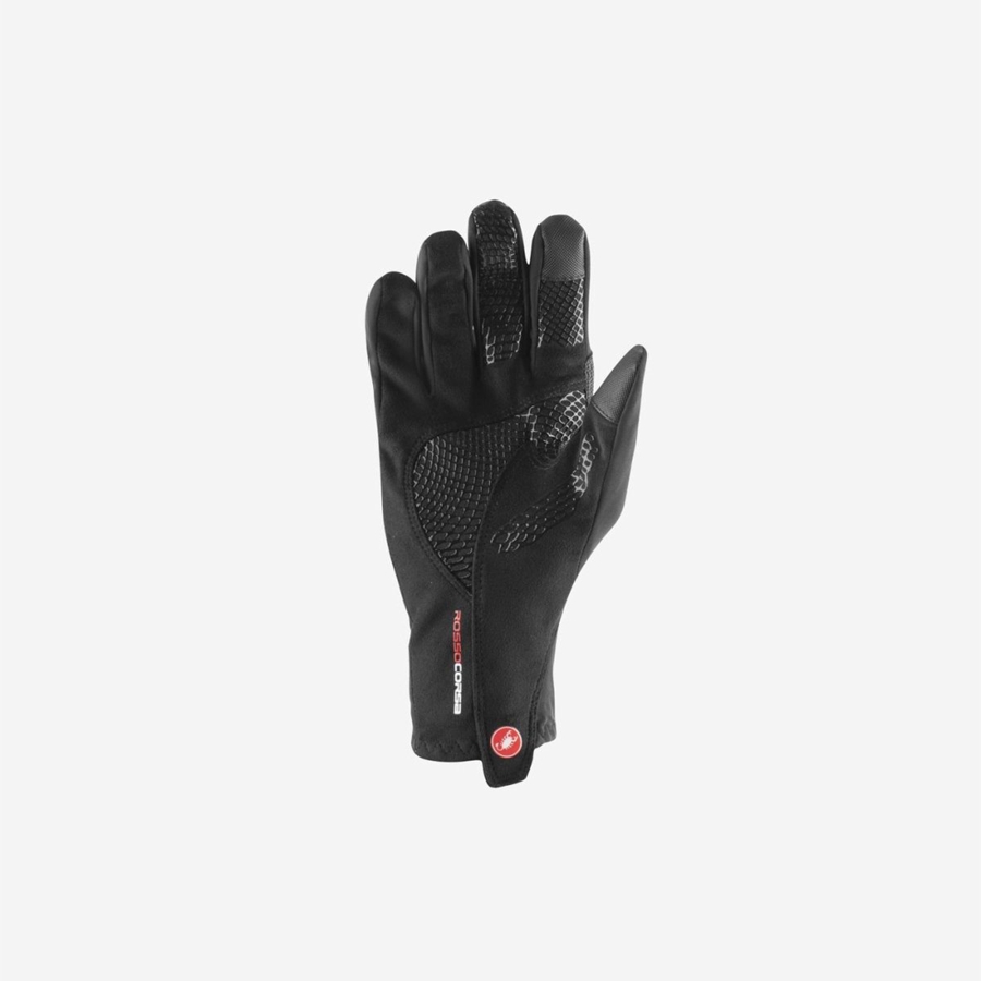 Men Castelli SPETTACOLO RoS Gloves Black | FTM-645701