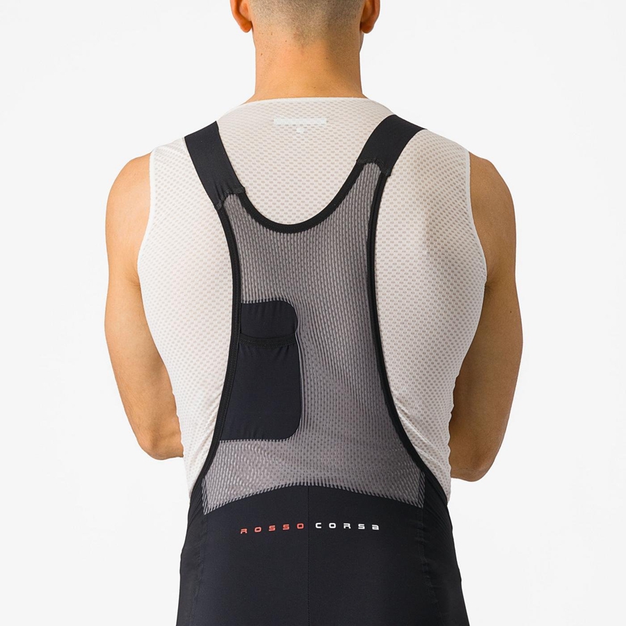 Men Castelli SUPERLEGGERA Bib Shorts Black | BVC-651872