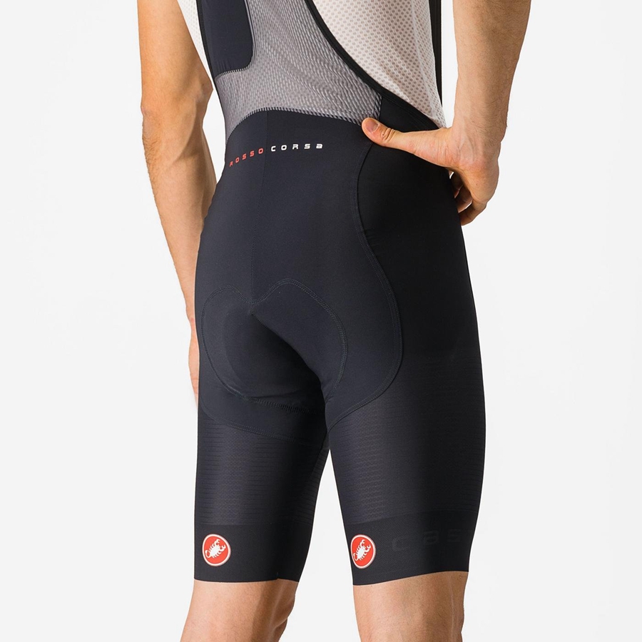 Men Castelli SUPERLEGGERA Bib Shorts Black | BVC-651872