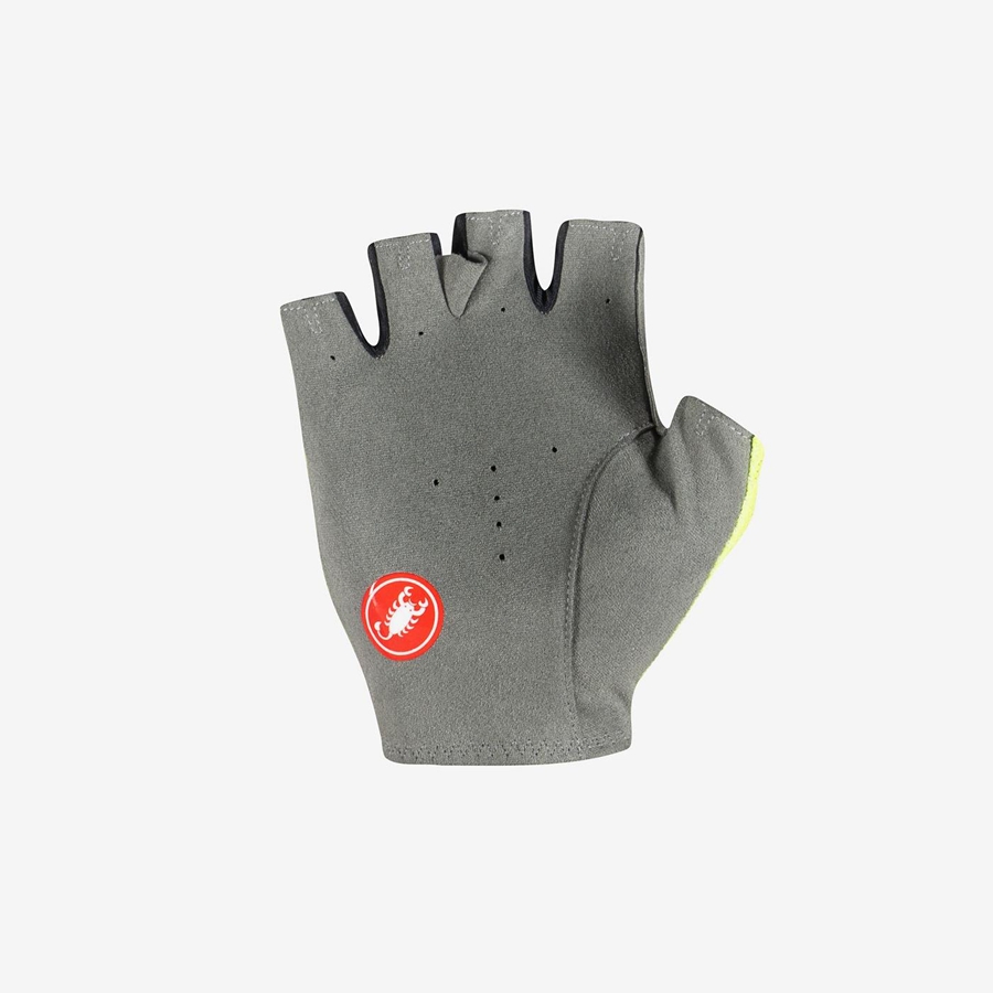 Men Castelli SUPERLEGGERA SUMMER. Gloves Light Green | YMK-857046