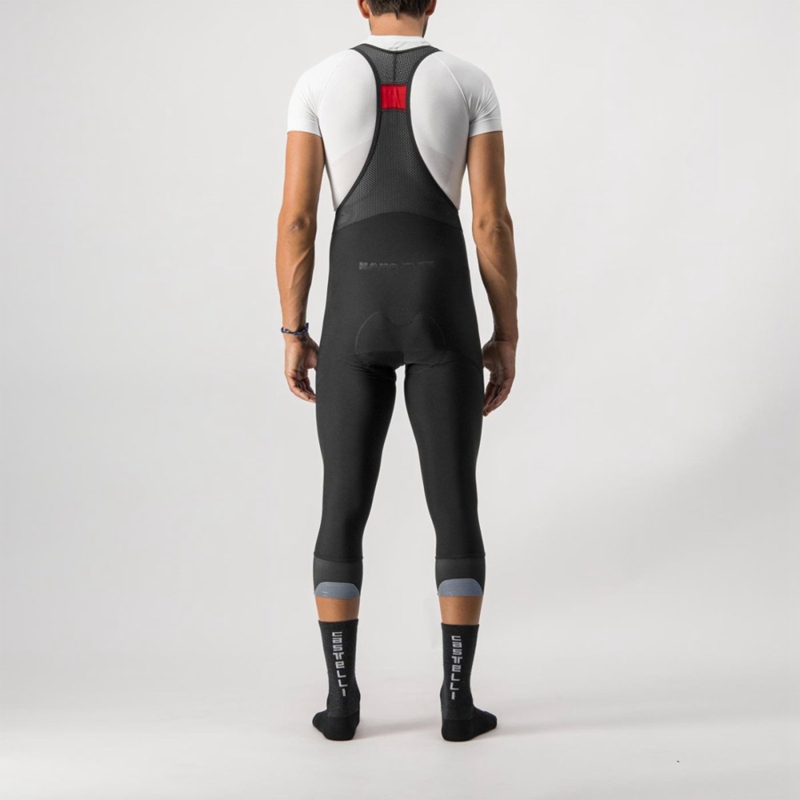 Men Castelli TUTTO NANO BIB KNICKER Leggings Black | QZY-362875