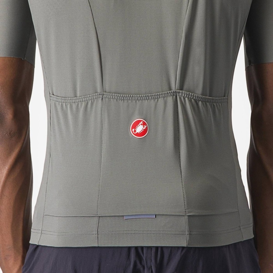 Men Castelli UNLIMITED ENTRATA 2 Jersey Grey | YFG-916870