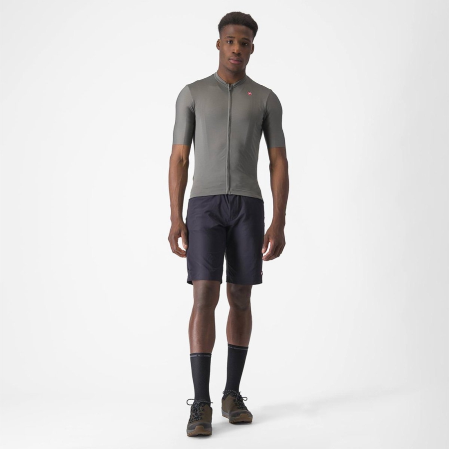 Men Castelli UNLIMITED ENTRATA 2 Jersey Grey | YFG-916870