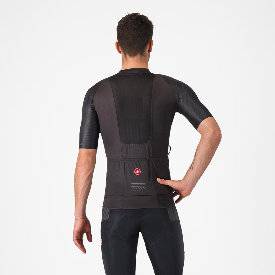 Men Castelli UNLIMITED PRO Jersey Black | WIT-523908