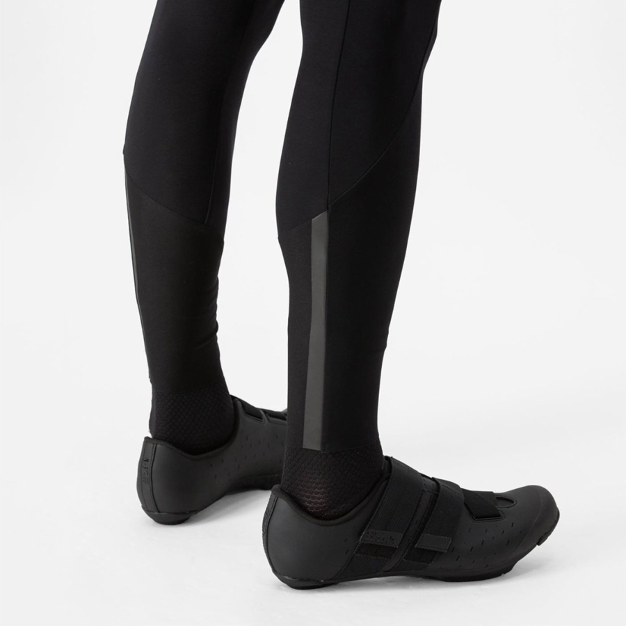 Men Castelli UNLIMITED TRAIL Bib Tights Black | FHO-902356