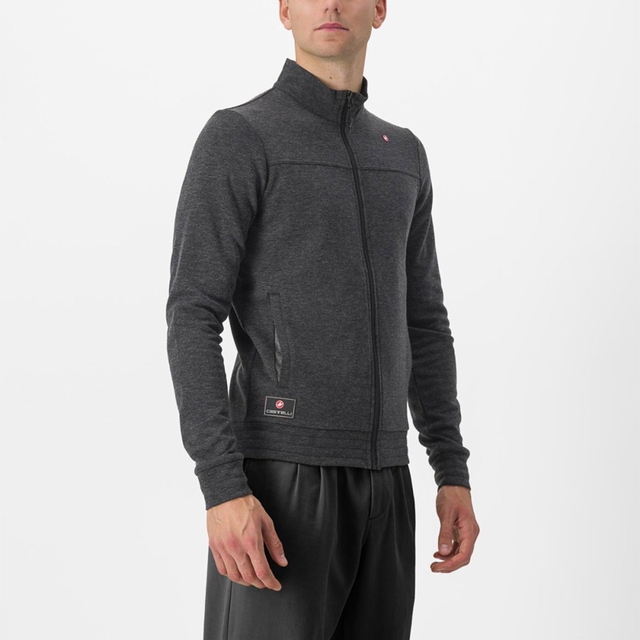 Men Castelli VIGORELLI TRACK Casual Dark Grey | JSA-813706