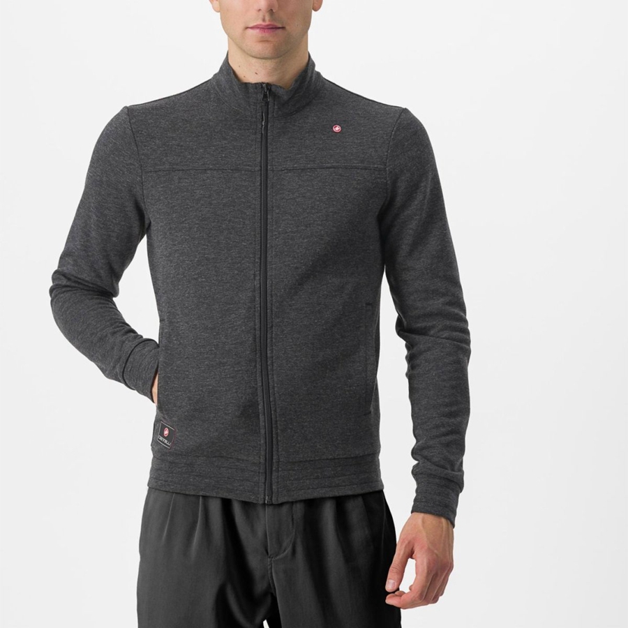 Men Castelli VIGORELLI TRACK Casual Dark Grey | JSA-813706