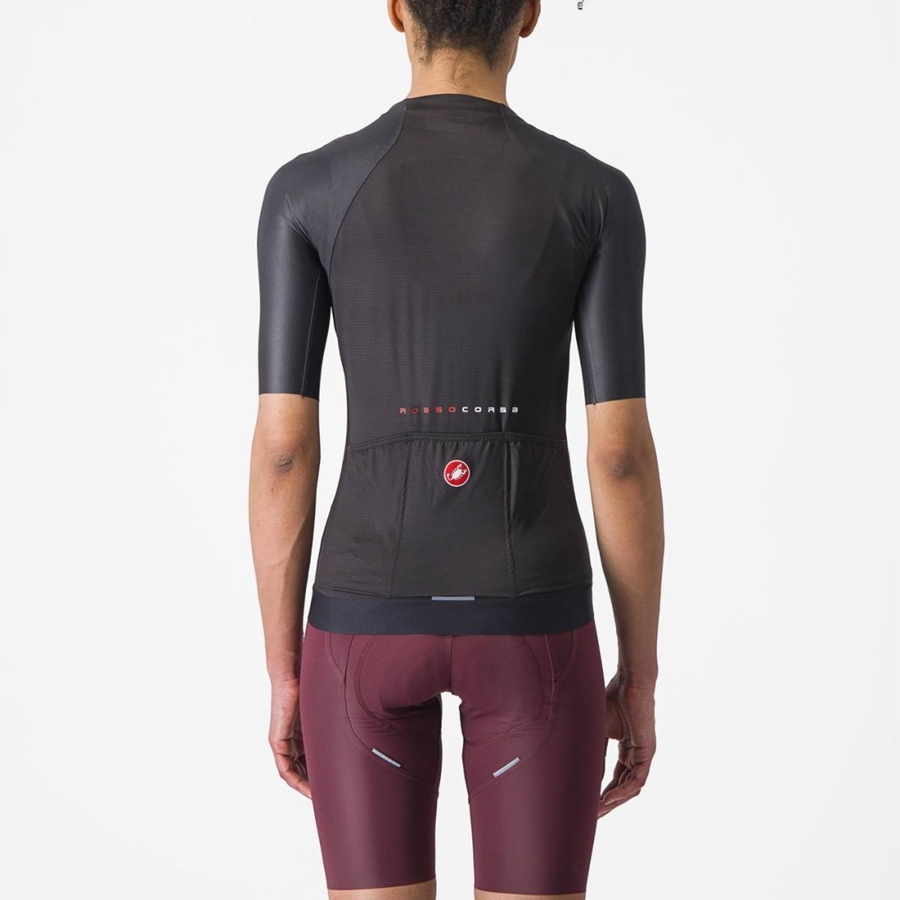 Women Castelli AERO PRO 7.0 W Jersey Black | JQC-940268