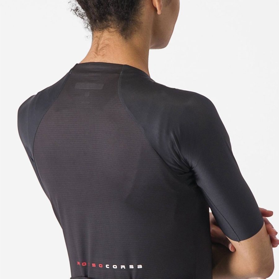 Women Castelli AERO PRO 7.0 W Jersey Black | JQC-940268