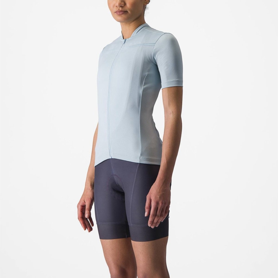 Women Castelli ANIMA 4 Jersey Blue | GXW-819236